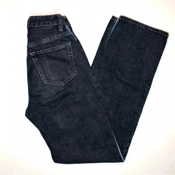 PacSun Womene Eco Blue & Black Paneled 90’s Boyfriend Jeans Size 22 - Picture 6 of 9